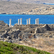 Delos Island ancient site, Greece