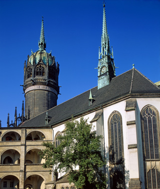 Wittenberg Cathedral where Mike Gendron talks about the work of Martin Luther