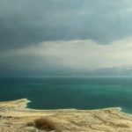 Dead Sea on a Stormy Day