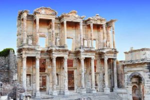 The ruins of the Temple of Artemis in Ephesus