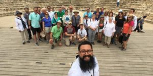 A past group on a Footsteps of Paul group travel tours
