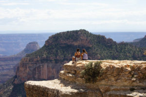 Two young travelers on one of the Living Passages Grand Canyon Christian Tours