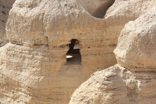 Qumran where the Dead Sea Scroll were found unsplash
