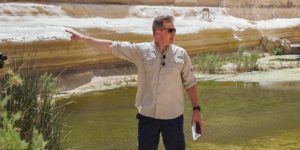 Apologist Frank Turek speaking on-site in Israel