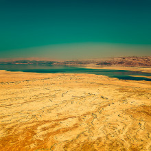 A desert overlook in Israel