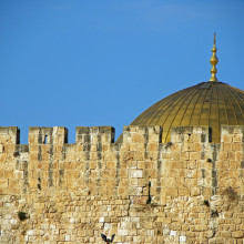 Jerusalem walls, Dome of the Rock