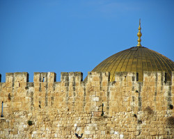Jerusalem walls, Dome of the Rock