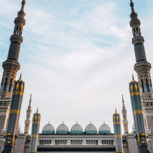 Nabawi Mosque in Madina, Saudi Arabia