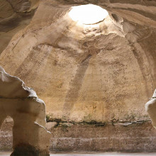 Inside of an Israeli Cave