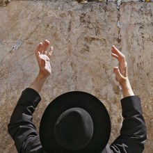 Jewish Man at the Wailing Wall