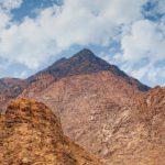 The Real Mount Sinai (Jabal al Lawz) with Blue Skies