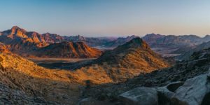 Saudi Arabian Landscape At Dawn Prepare To Travel Internationally