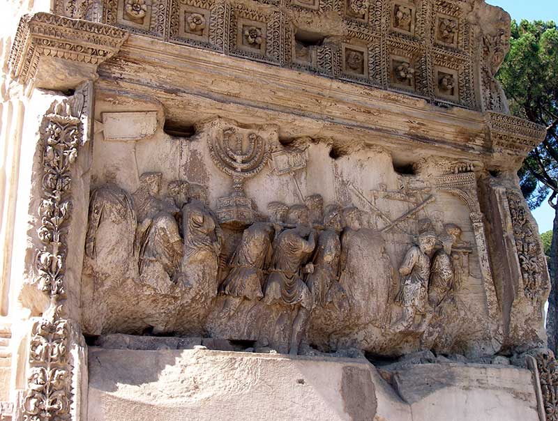 Roman Forum Arch Of Titus Triumphzug 3