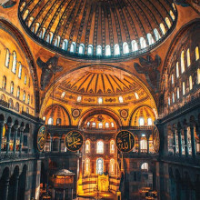 Interior Hagia Sophia Istanbul unsplash