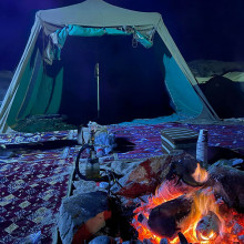 Saudi Beverage Tent Camping