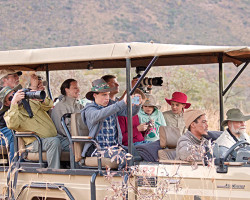 African Safari Jeep with Families