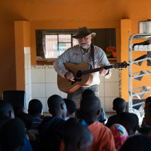 Entertaining at school in Africa