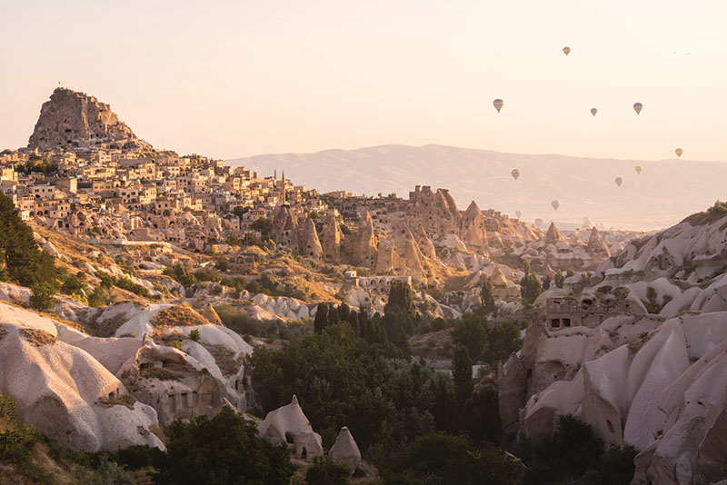 morning light Cappadocia Turkey unsplash