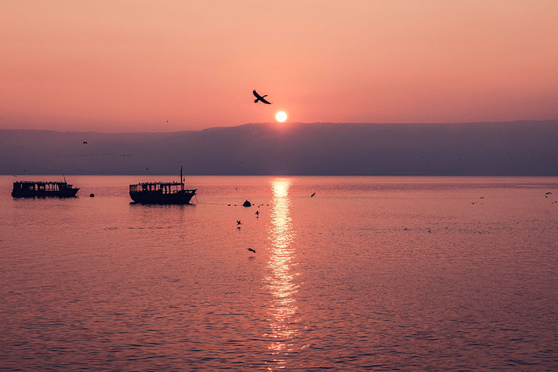 Galilee sunset unsplash