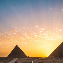 The pyramids at Gizeh Egypt unsplash