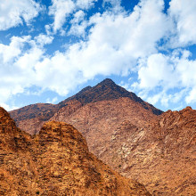 Mount Sinai with Blue Skies