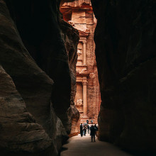 People Visiting Carved Temple Petra Jordan pexels