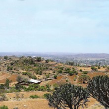 Axum Ethiopia Landscape Panorama