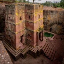 Lalibela Rock Hewn Church in Ethiopia