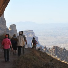 hiking to ancient rock churches of Tigray