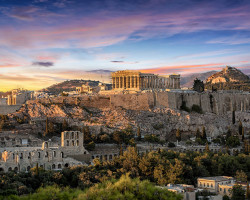 Parthenon Temple at Acropolis of Athens Greece (719305414)