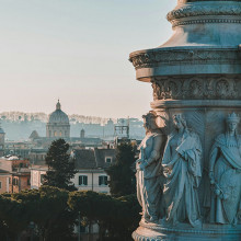 Rome, Italy sculpture in the foreground unsplash