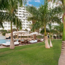 poolside Nevo Hotel dead sea