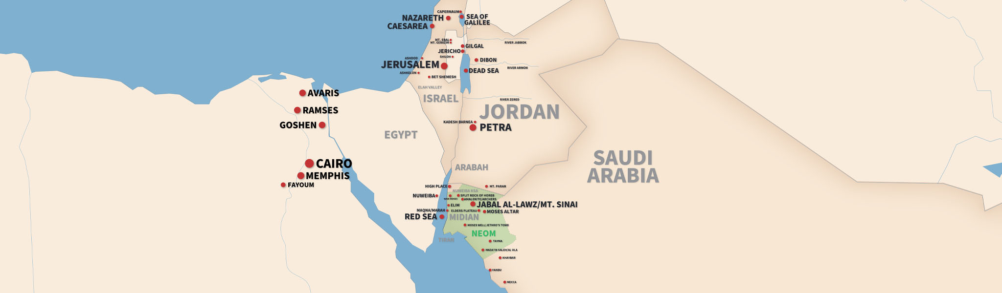 Exodus Specialists Map mobile