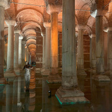 basilica cistern istanbul turkey unsplash