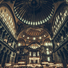 inside Hagia Sofia istanbul turkey unsplash