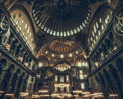 inside Hagia Sofia istanbul turkey unsplash