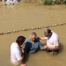 baptism on the Jordan River baptism on the Jordan River