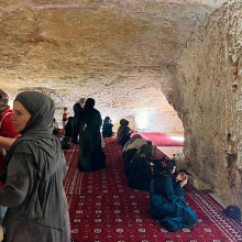 Mevlid i Halil Cave in Şanlıurfa Turkey the birthplace of the Prophet Abraham Mevlid i Halil Cave in Şanlıurfa Turkey the birthplace of the Prophet Abraham