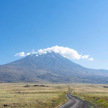 Mount Ararat with a trail leading through the open field pexels Mount Ararat with a trail leading through the open field pexels