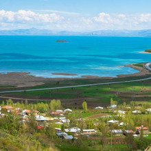 aerial view of Van Lake and Gevaş village pexels aerial view of Van Lake and Gevaş village pexels