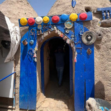 entrance to a traditional Harran Beehive House Turkey entrance to a traditional Harran Beehive House Turkey