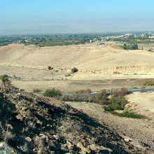 Tall el Hammam overlooking the Jordan Valley