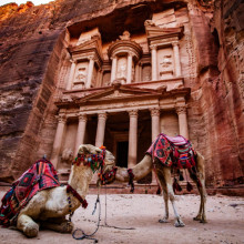 Petra Jordan camels Petra Jordan theater camels, Christian travel