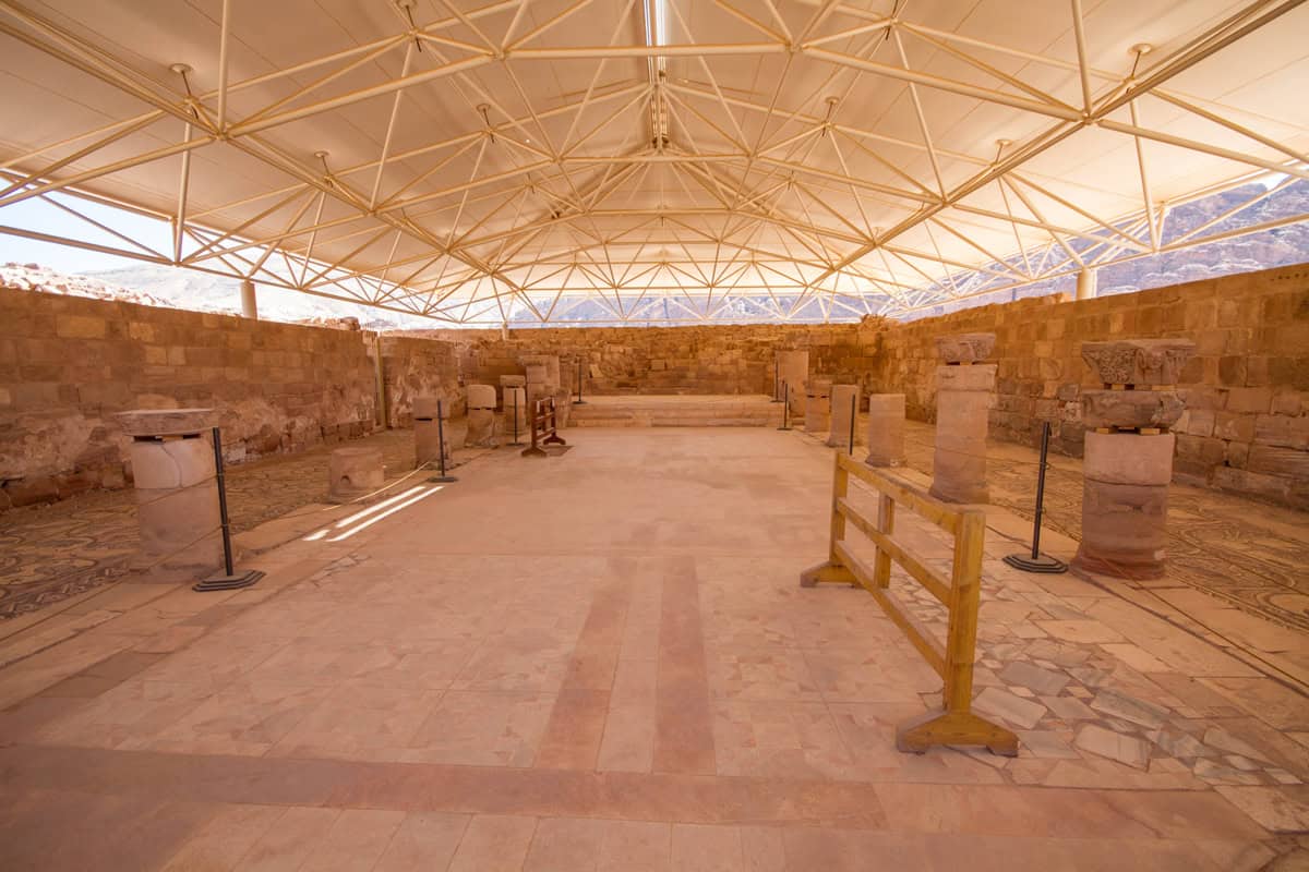 The tiled floors of the Byzantine Church at Petra Jordan 3265824693