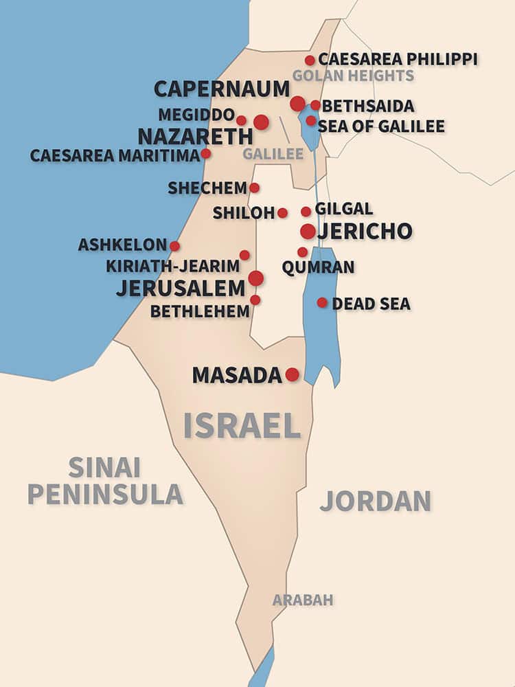 LP Israel General Map WEB
