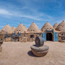 Harran, Sanliurfa, Turkey View of the traditional conical houses made of mud shutterstock 2503861691 Harran, Sanliurfa, Turkey View of the traditional conical houses made of mud shutterstock 2503861691