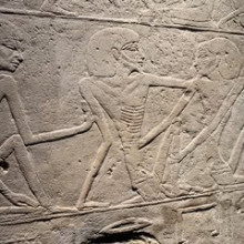 skinny egyptian photo Canaanite inscription found in Egypt, showing famine