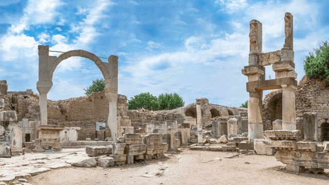 Domitian Temple Ephesus Turkey