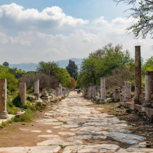 Upper Agora Ephesus Turkey Upper Agora Ephesus Turkey