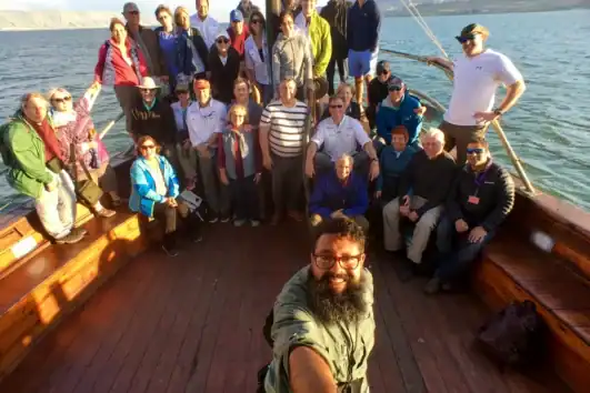 group photo Israel Biblical tour